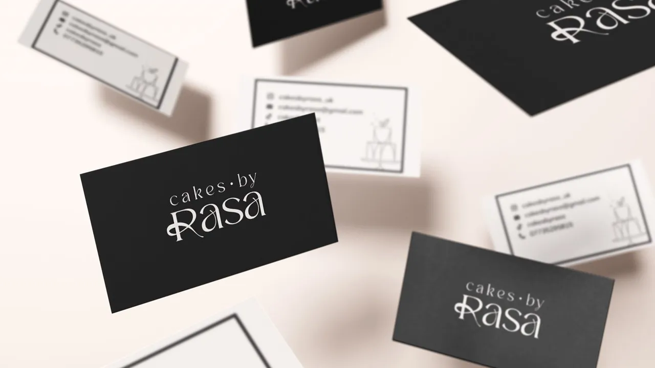 Cakes by Rasa business cards